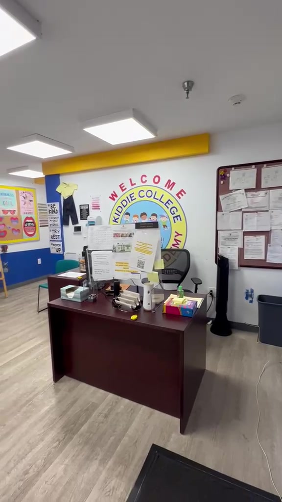 Clean commercial interior